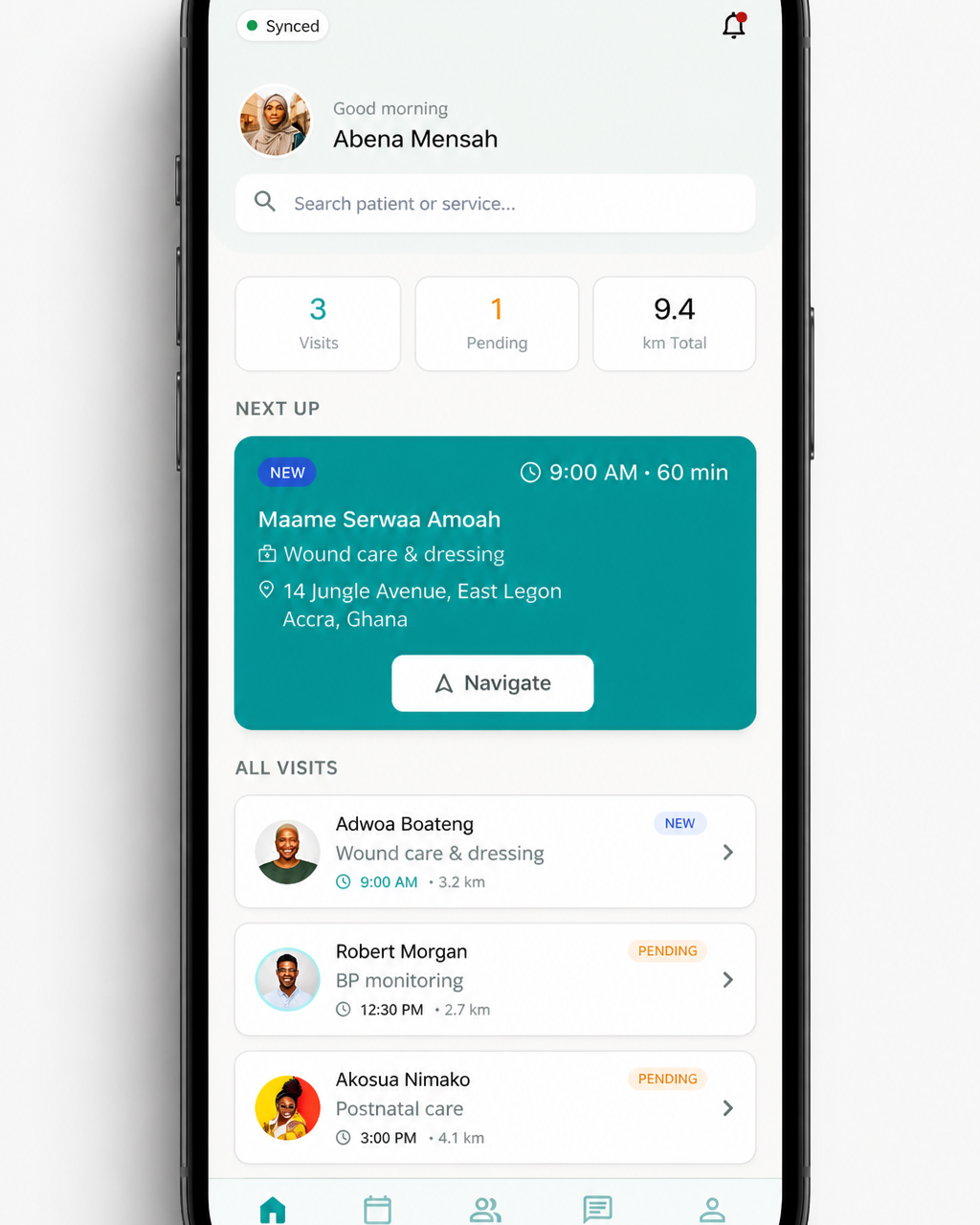 CareConnect Patient App Screenshot